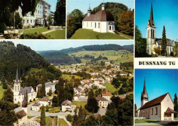 13876107 Dussnang TG Kurhaus Kirchen Fliegeraufnahme  - Autres & Non Classés