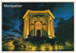 1 AK Frankreich * Montpellier - Les Jardins Du Peyrou Le Chateau D’Eau Illuminé - Département Hérault * - Montpellier