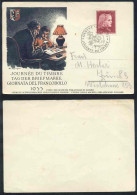 SUISSE - GENEVE / 1953 CARTE ILLUSTREE JOURNEE DU TIMBRE (ref 8720) - Storia Postale