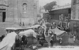 BREST - Le Marché Saint-Louis - Charcuterie - Animé - Plan Peu Fréquent - Brest