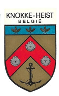 #5 Sticker / Coat Of Arms / Armoiries / Knokke-Heist Belgie  (var.1) - Aufkleber