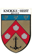 #6 Sticker / Coat Of Arms / Armoiries / Knokke-Heist Belgie  (var.2) - Pegatinas