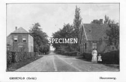 Prent - Heerenweg Groenlo  - 8.5x12.5 Cm - Groenlo