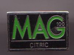 Pin's   Mag Citric Réf 79 - Mass Media