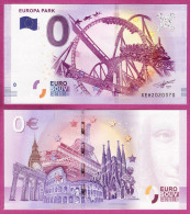 0-Euro XEHZ 2017-1 EUROPA PARK - Essais Privés / Non-officiels