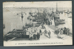 QUIBERON . Arrivée Du Bâteau De Belle-Ile à La Jetée De Port-Maria  - Mab 5990 - Quiberon