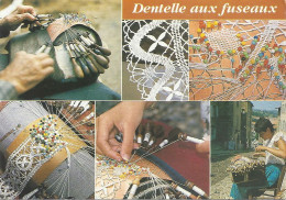 *CPM - Dentellière - Dentelle Aux Fuseaux - Multivues - Artigianato