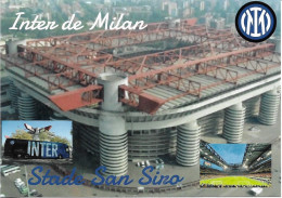 Sports - Football - INTER MILAN - San Siro Et Le Bus - Cpm - Vierge - Soccer