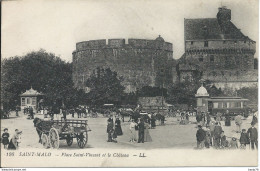 Saint-Malo (35) - Place Saint-Vincent Et Le Château - Saint Malo