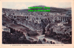 R344087 Constantine. Panorama Vue De La Route De Setif Et Le Pont Sidi Rached. N - World