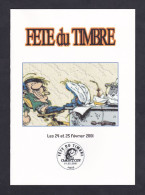 2 09	0103	-	Fête Du Timbre - Lens 24/02/2001 - Stamp's Day
