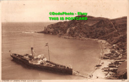 R344317 Lulworth Cove. Steamer At Landing Stage. H. J. Chaffey - World