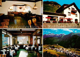 13866399 Ardez GR Gasthaus Edelweiss Restaurant Gesamtansicht Mit Alpenpanorama  - Altri & Non Classificati