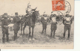 L'ARMEE FRANCAISE -- Cuirassiers -- Les Ordres Pour La Manoeuvre 1910 - Manovre