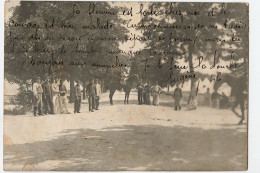 63 - CLERMONT-FERRAND - Photo Militaires, Personnages, Palfreniers Dans Une Allée De Parc - 1904 - Andere & Zonder Classificatie
