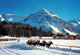 13865729 Arosa GR Pferderennen Auf Dem Obersee Wintersportplatz Alpen Arosa GR - Altri & Non Classificati