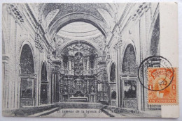 Quito - El Interior De La Iglesia De Los Jesuitas  - Rare CPA - Ecuador