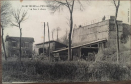 Cpa 24 Dordogne, Saint-Martial D'Excideuil, Le Four à Chaux, Petite Animation, éd Mitaud, écrite En 1928 - Autres & Non Classés