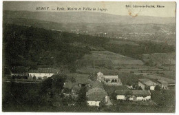 Burgy - Ecole, Mairie Et Vallée De Lugny - Circulé 1919, Sous Enveloppe - Autres & Non Classés