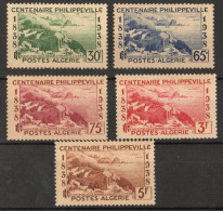 Année 1938-N°142/146 Neufs**MNH : Centenaire De Philippeville : Ruines Romaines : Série Complète - Unused Stamps