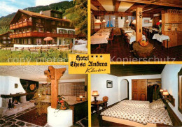 13862609 Klosters Dorf Hotel Chesa Andrea Restaurant Kaminzimmer Fremdenzimmer K - Sonstige & Ohne Zuordnung