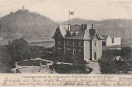 57 - FORBACH - MILITAIRES ALLEMANDS - MESS DES OFFICIERS DU 16 EME TRAIN - BATAILLON LORRAIN - BEL AFFRANCHISSEMENT 1905 - Forbach