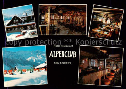 13858627 Engelberg  OW Hotel Restaurant Alpenclub Gastraeume Bar  - Altri & Non Classificati