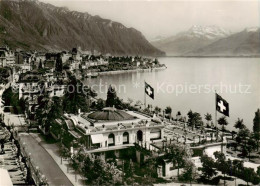 13858519 Montreux  VD Pavillon Des Sports Et Les Dents Du Midi  - Sonstige & Ohne Zuordnung