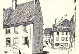 BELFORT (90) - Dessin De Jean Garneret, Juillet 1961 - Editions Folklore Comtois, 1995 (2 Scans) - Belfort - Città