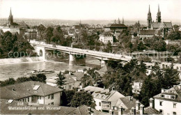 13858019 Basel BS Wettsteinbruecke Und Muenster Basel BS - Sonstige & Ohne Zuordnung