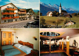 13857727 Wildhaus  SG Hotel Alpenblick Kirche Zimmer Gastraum Bar  - Autres & Non Classés