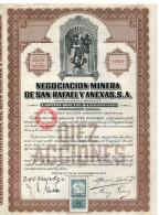 Mexico: NEGOCIACION MINERA De SAN RAFAEL Y ANEXAS, S.A. - Altri & Non Classificati