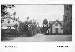 Prent - Joubertstraat Apeldoorn  - 8.5x12.5 Cm - Apeldoorn