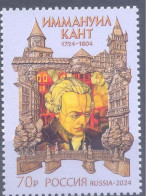 2024. Russia, 300th Birth Anniv. Of  Imm.Kant, Philosopher, 1v,  Mint/** - Nuevos