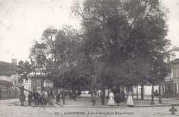 *Repro CPA - 33 - LIBOURNE - Les Allées De La République - Libourne