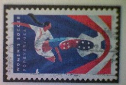United States, Scott #5754, Used(o), 2023, Women's Soccer, (63¢), Multicolored - Used Stamps