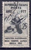 Italien / Triest Zone A - 1952 - Gebirgsjäger, Nr. 187, Gestempelt / Used - Usados