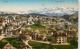 13851527 Herisau AR Panorama Mit Saentis Herisau AR - Autres & Non Classés