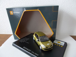 Eligor Renault Clio 3 EURNcap 2005 Crash Test  Echelle 1/43 En Boite Vitrine Et Surboite Carton - Eligor