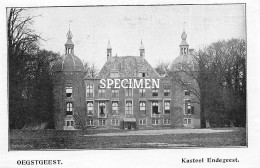 Prent - Kasteel Endegeest - Oegstgeest   - 8.5x12.5 Cm - Otros & Sin Clasificación