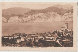 Cartolina Malcesine Lago Di Garda (Italie) Panorama Sulla Città E Castello    Negri 3458 - Altri & Non Classificati