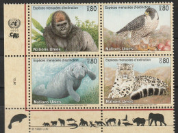 UNO Geneve 1993, Postfris MNH, Birds, Animals - Unused Stamps