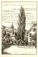 13850887 Buchs  Buchs-Werdenberg SG Alte Evangelische Kirche Mit Pfarrhaus Zeich - Andere & Zonder Classificatie