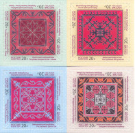 2024. Russia, Decorative And Applied Arts, Felt Carpets Maring, 4 Sheetlets,  Mint/** - Unused Stamps