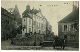 Buxy - Bureau De Postes (animation, Char à Ban) Circulé 1912, Cachet Convoyeur De Cluny à Chalon - Other & Unclassified