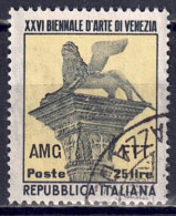 Italien / Triest Zone A - 1952 - Kunstbiennale, Nr. 181, Gestempelt / Used - Oblitérés