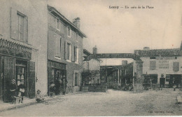 79 - LEZAY - RUE COIN DE LA PLACE - COMMERCES - HOTEL CHENE VERT - MACHINES AGRICOLES DOUSSOT - VOIR 2 ZOOMS - Sonstige & Ohne Zuordnung