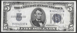 USA 5 Dollar Banknote Series Of 1934 D Silver Certificate. Abraham Lincoln. Very Good - Certificati D'Argento (1928-1957)