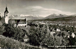 13841847 Hitzkirch Am Baldeggersee Mit Kirche Und Alpenblick Hitzkirch - Sonstige & Ohne Zuordnung