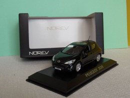 Norev Peugeot 308 3 Portes Noir Echelle 1/43 En Boite Vitrine Et Surboite Carton - Norev